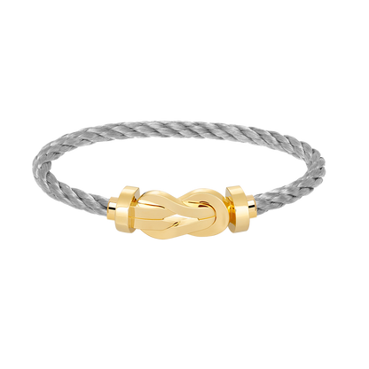 [LUXE]CHANCE LARGE 8 FIGURE BUCKLE NO DIAMOND BRACELET GOLD