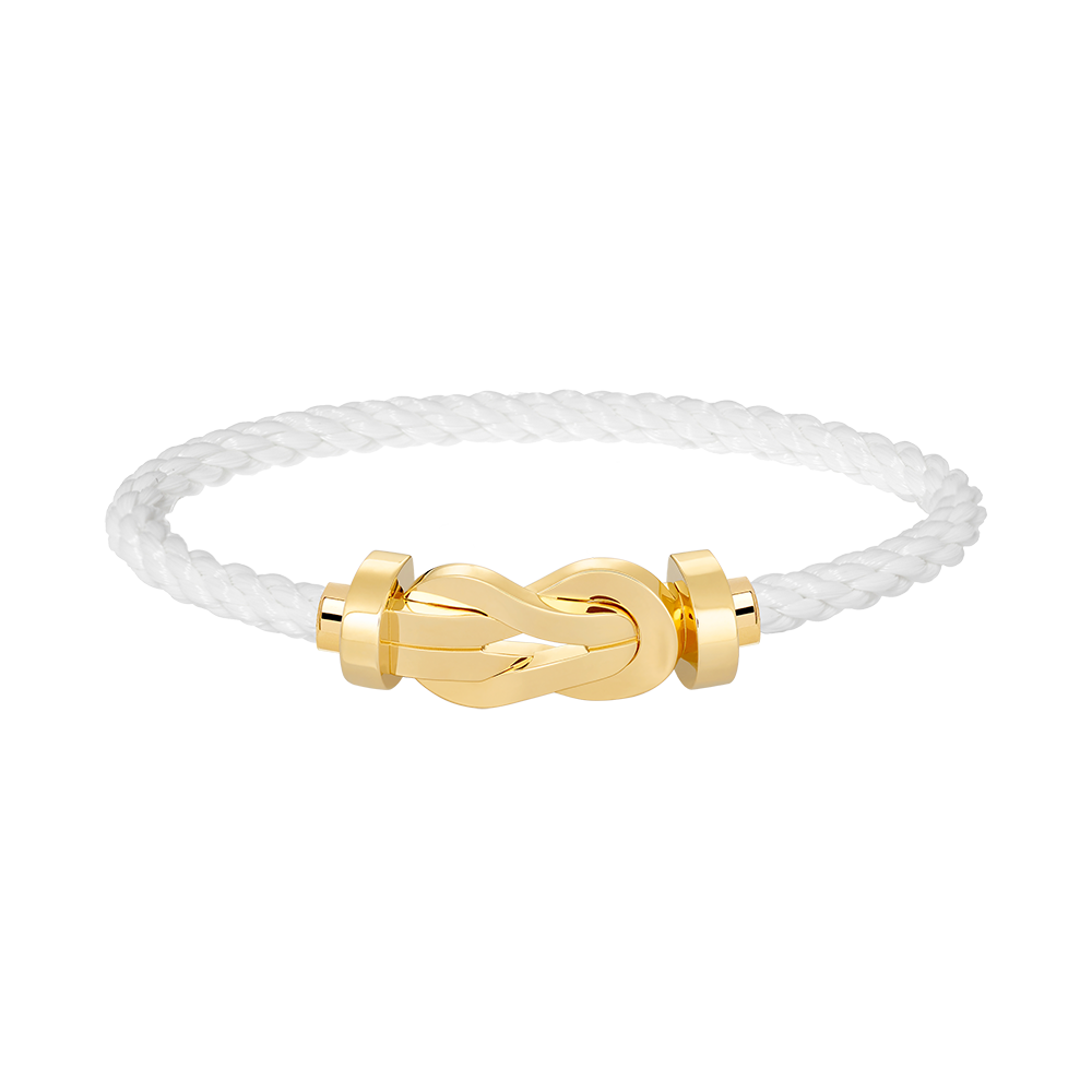 [LUXE]CHANCE LARGE 8 FIGURE BUCKLE NO DIAMOND BRACELET GOLD