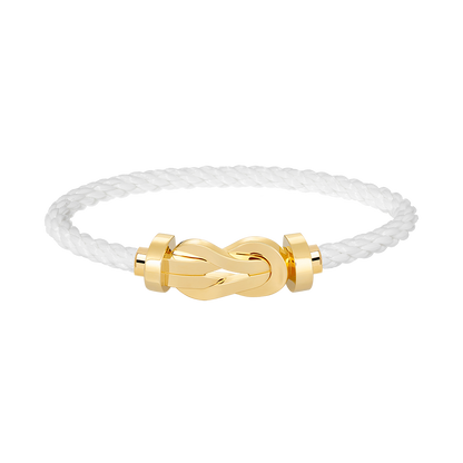 [LUXE]CHANCE LARGE 8 FIGURE BUCKLE NO DIAMOND BRACELET GOLD