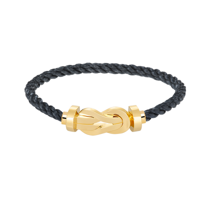 [LUXE]CHANCE LARGE 8 FIGURE BUCKLE NO DIAMOND BRACELET GOLD