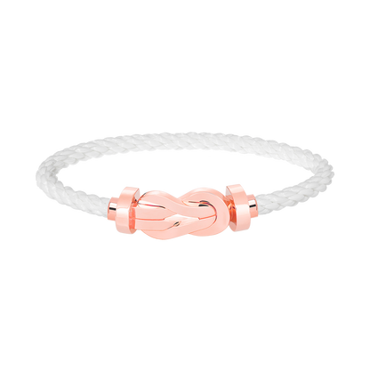 [LUXE]CHANCE LARGE 8 FIGURE BUCKLE NO DIAMOND BRACELET ROSE GOLD