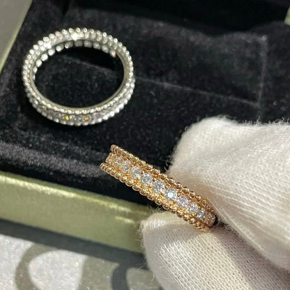 [LUXE] PERLEE DIAMOND ROSE GOLD RING