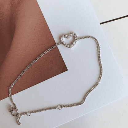 [LUXE]Heart Shape Lover Bracelet