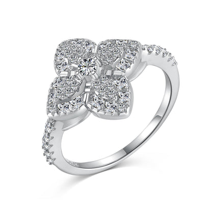 [LUXE]Luxurious Colorful Flower Shape Banquet Ring