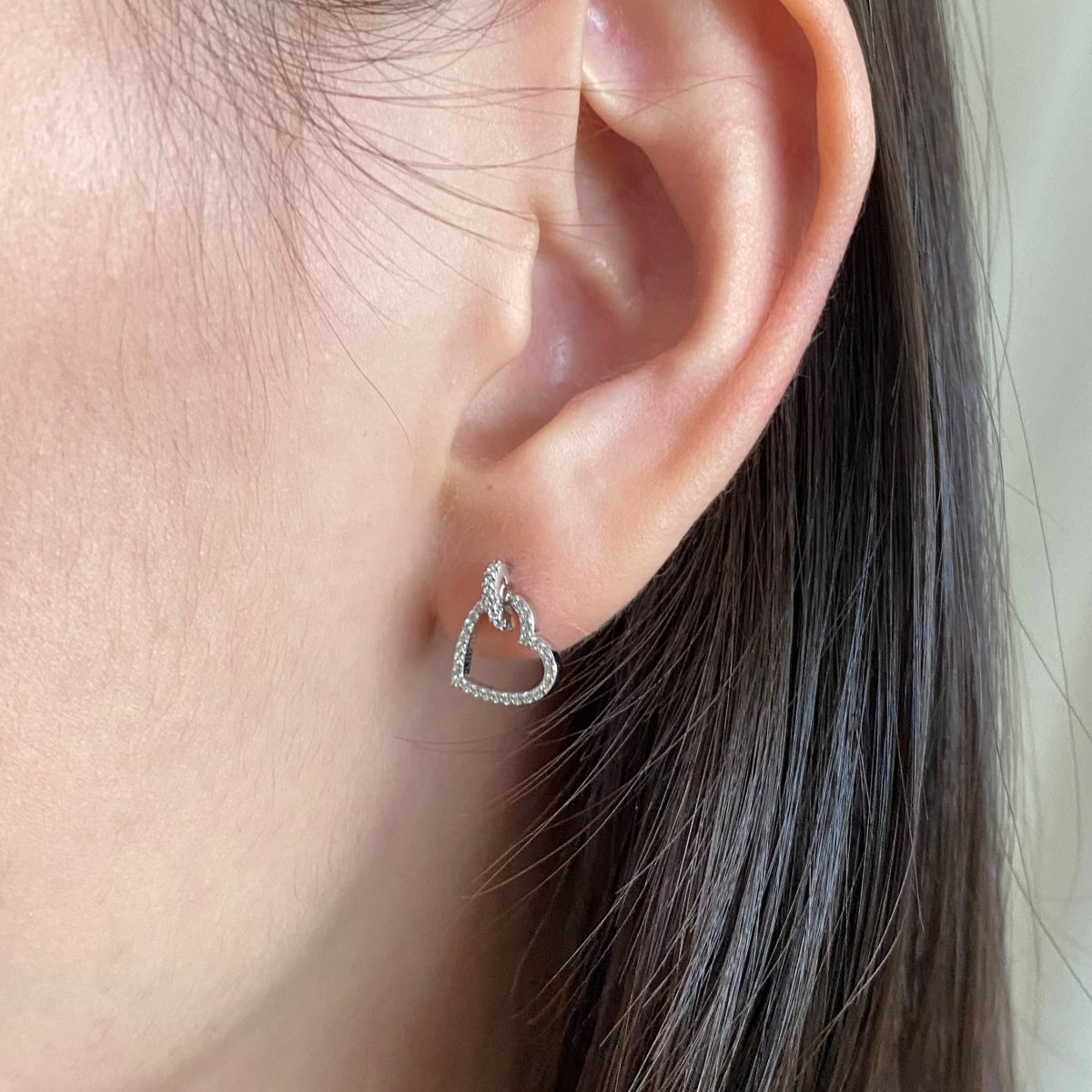 [LUXE]Dainty Heart Shape Earrings