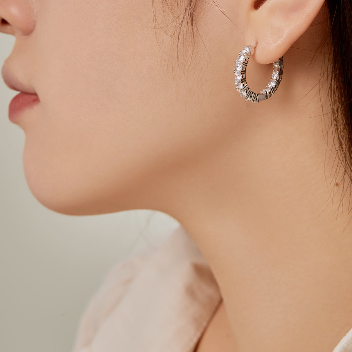 [LUXE]Unique Round Cut Daily Earrings