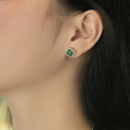 [LUXE]Four-Leaf Clover Exquisite Earrings