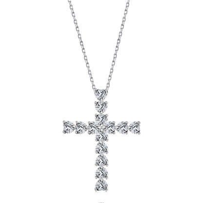 [LUXE]Radiant Cross Shape Necklace