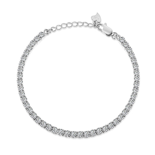 [LUXE]Sparkling Round Cut Daily Bracelet