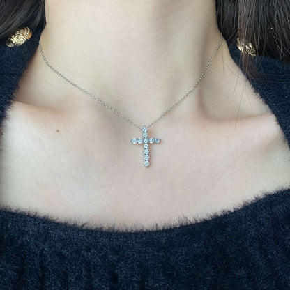 [LUXE]Unique Cross Shape Necklace