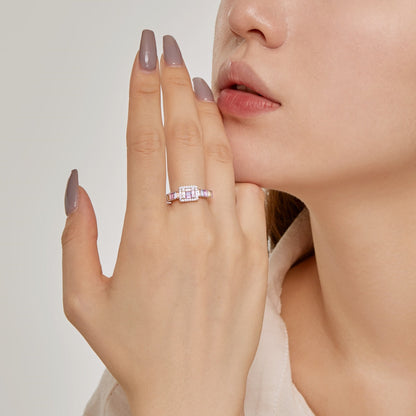 [LUXE]Exquisite Colorful Radiant Cut Party Ring