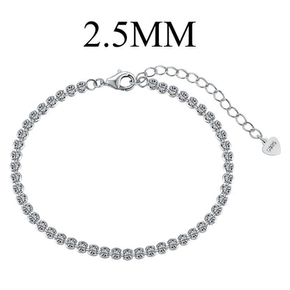 [LUXE]Dazzling Sparkling Round Cut Daily Bracelet