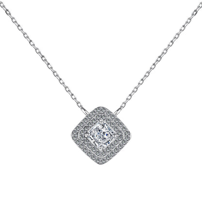 [LUXE]Sparkling Asscher Cut Necklace