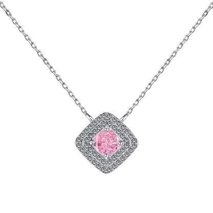 [LUXE]Sparkling Asscher Cut Necklace