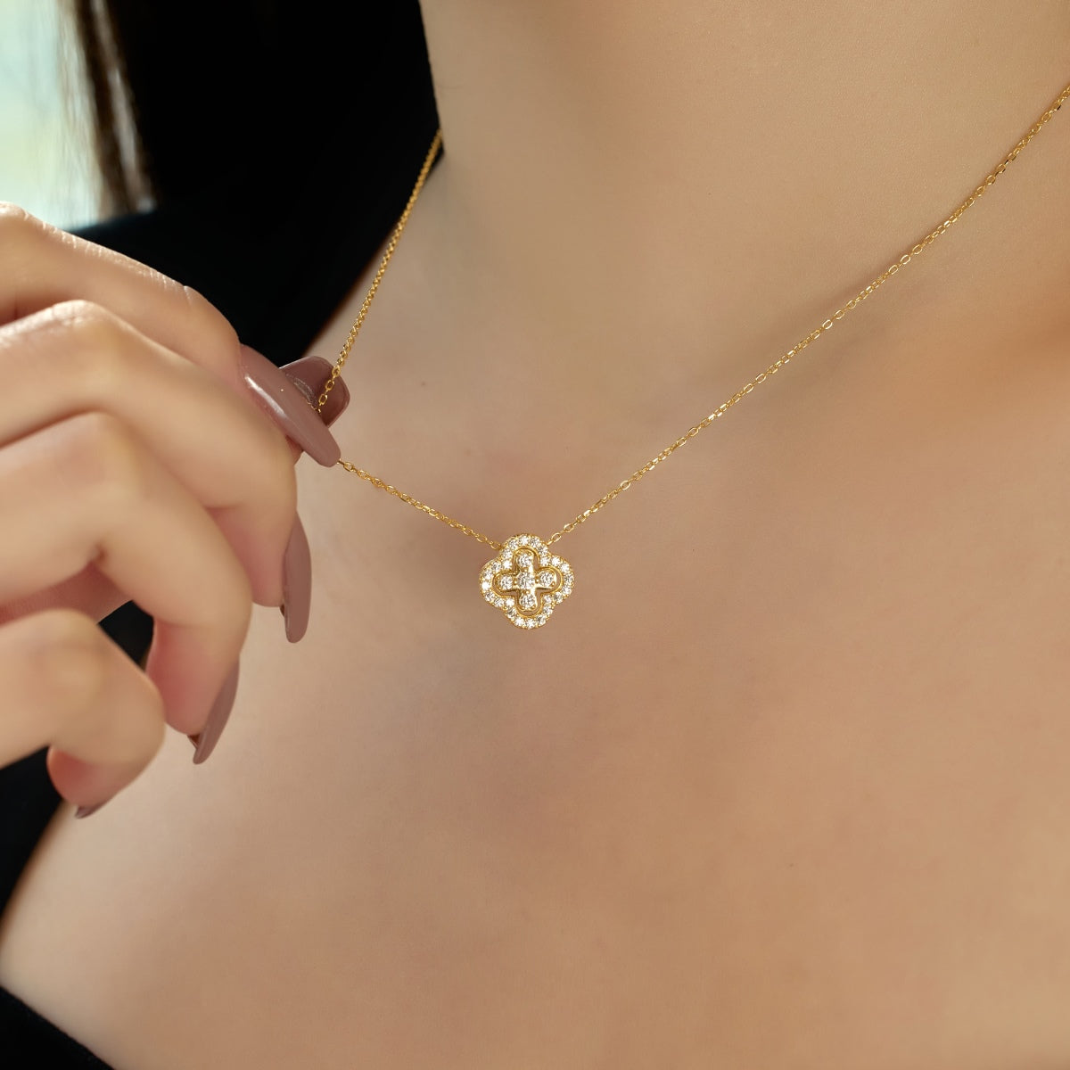 [LUXE]Four-Leaf Clover Various DIY Wearable Necklaces