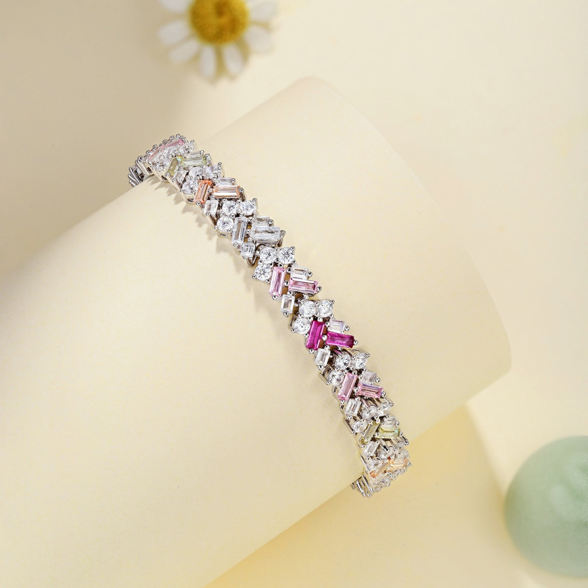 [LUXE]Dazzling Unique Multi Shape Daily Bracelet