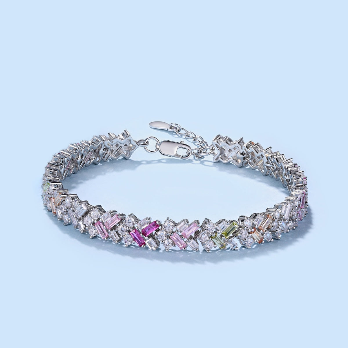 [LUXE]Dazzling Unique Multi Shape Daily Bracelet