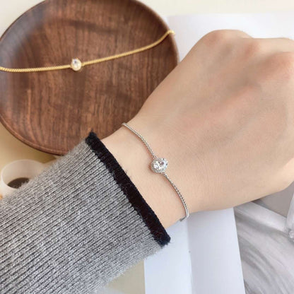 [LUXE]Exquisite Oval Shape Bracelet