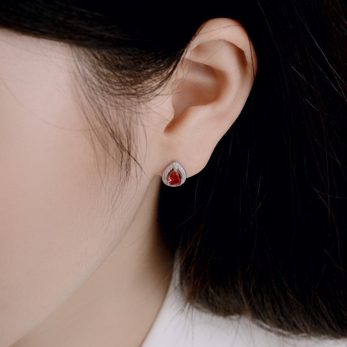 [LUXE]Luxurious Water Drop Shape Earrings