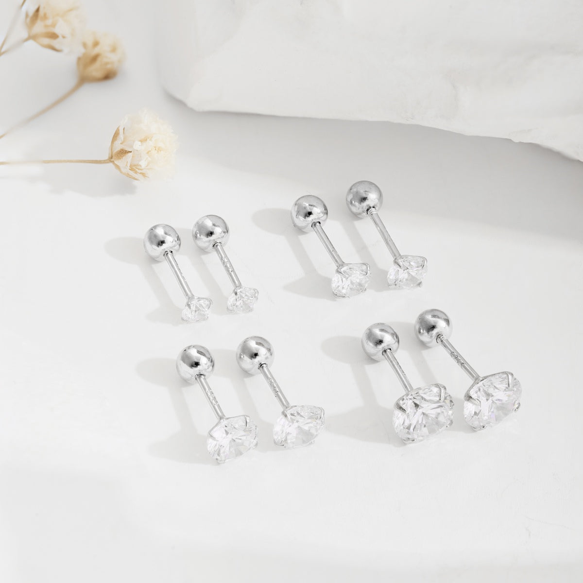 [LUXE]Unique U-Shaped Ear Bone Earrings