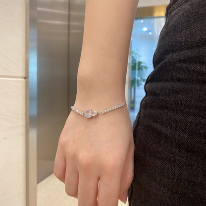 [LUXE]Dazzling Unique Multi Shape Lover Bracelet