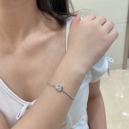 [LUXE]Dazzling Unique Multi Shape Lover Bracelet