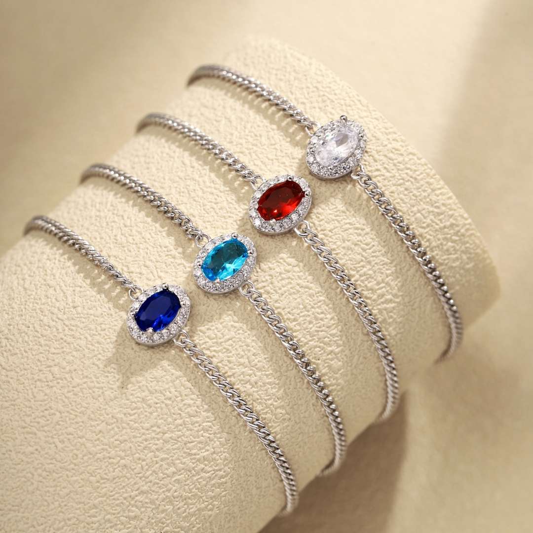 [LUXE]Exquisite Oval Shape Bracelet