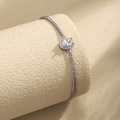 [LUXE]Exquisite Oval Shape Bracelet