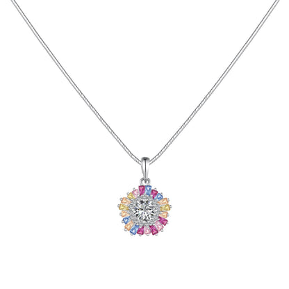 [LUXE]Charming Flower Colorful Necklace