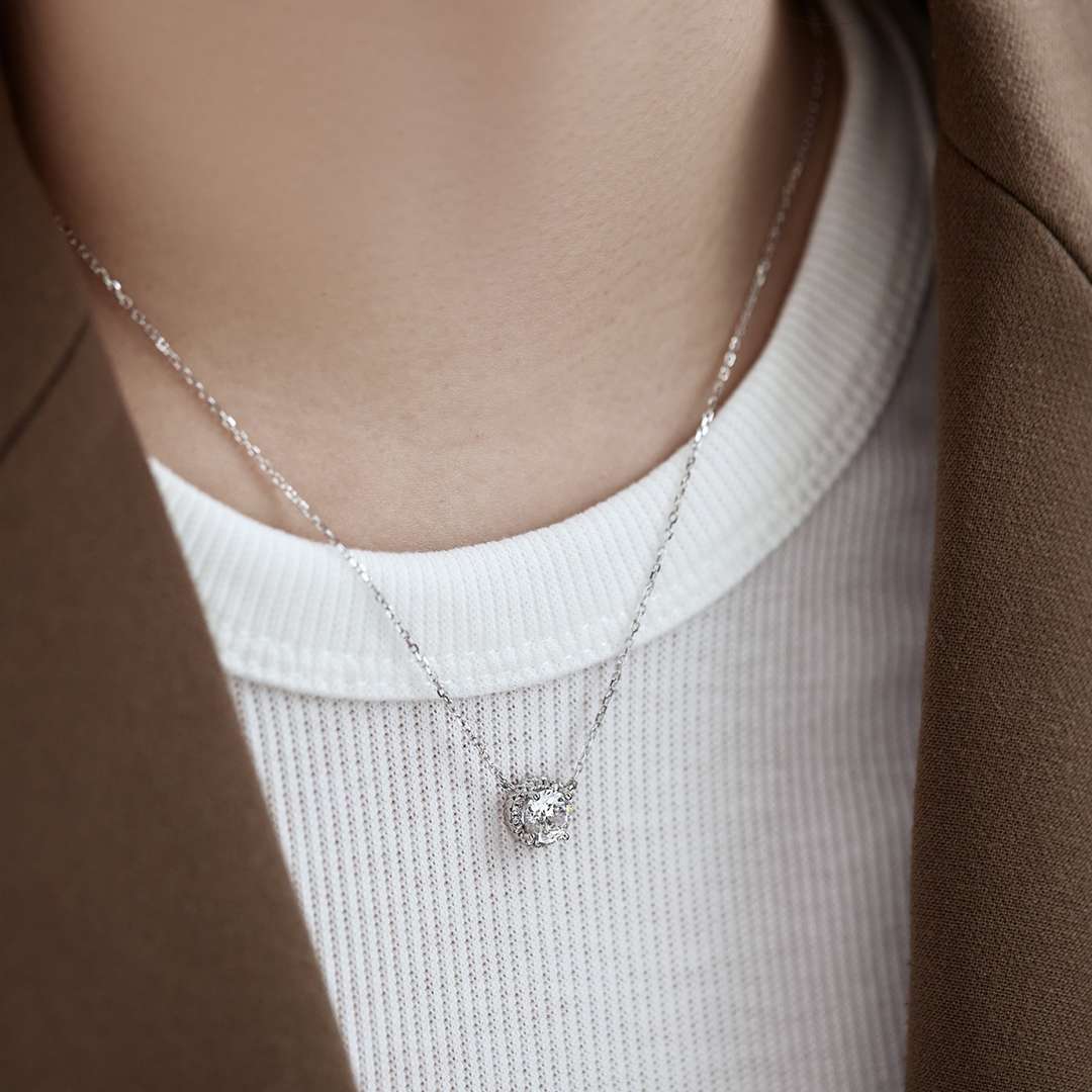 [LUXE]Luxurious Round Cut Necklace