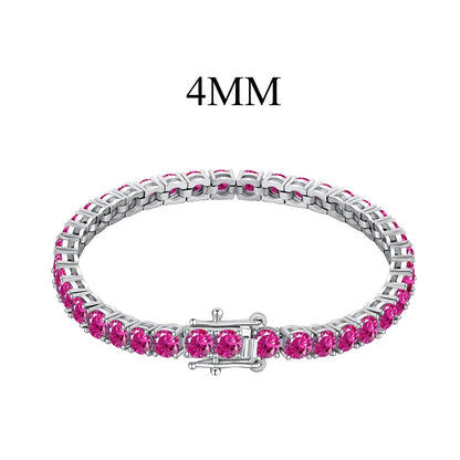 [LUXE]Radiant Colorful Round Cut Party Bracelet