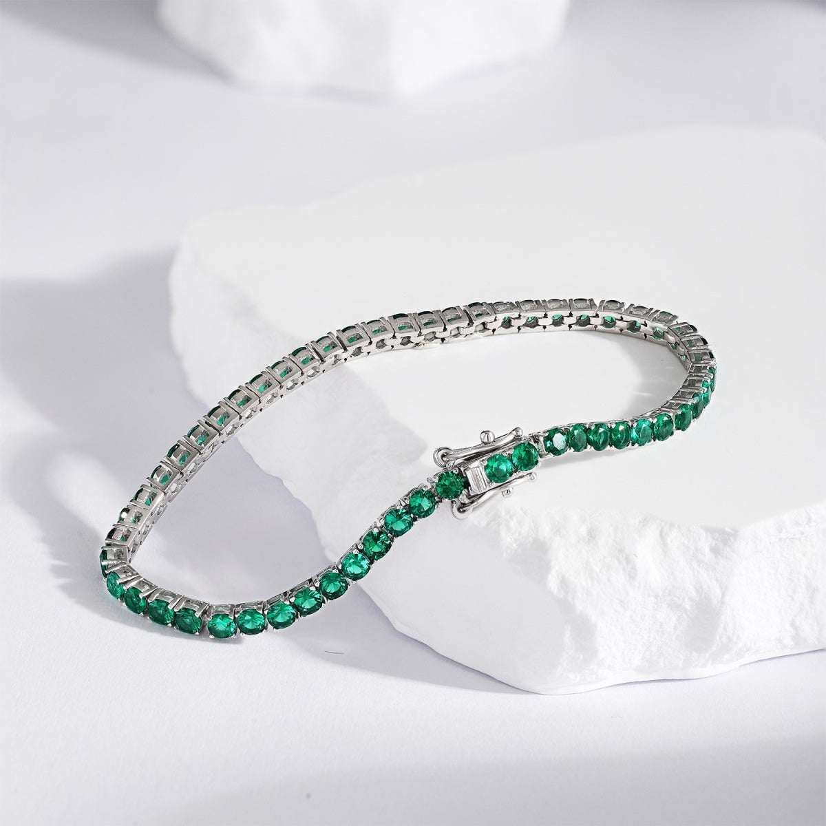 [LUXE]Radiant Colorful Round Cut Party Bracelet