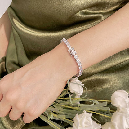 [LUXE]Ornate Sparkling Round Cut Wedding Bracelet