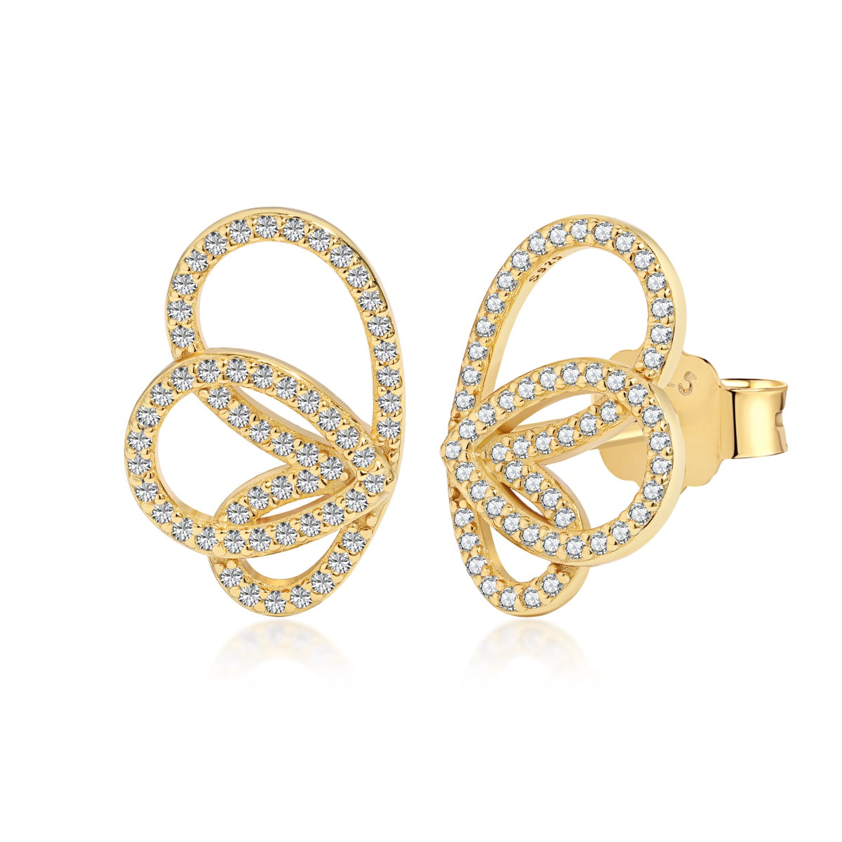 [LUXE]Exquisite Butterfly Shape Earrings