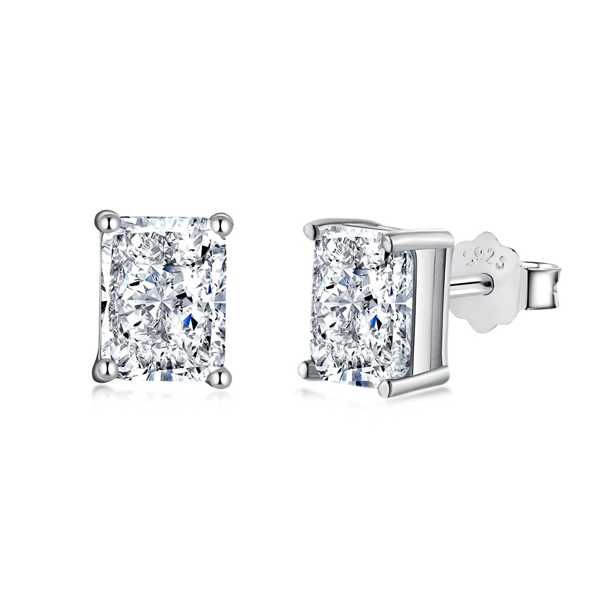 [LUXE]Radiant Luxurious Princess Cut Daily Earrings