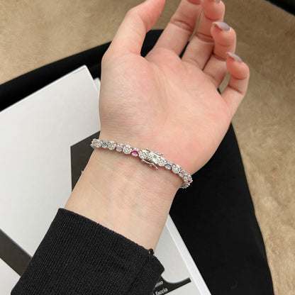 [LUXE]Dazzling Radiant Multi Cut Daily Bracelet