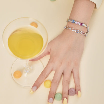 [LUXE]Dazzling Colorful Daily Bracelet