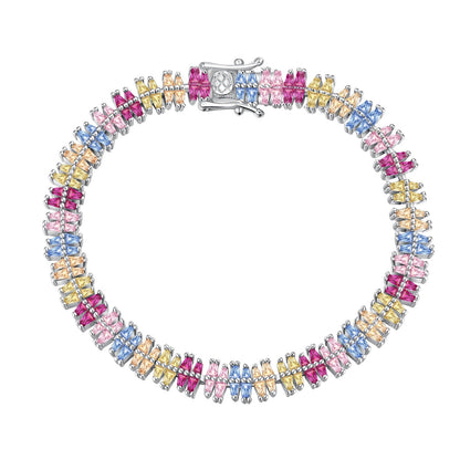 [LUXE]Sparkling Exquisite Multi Cut Party Bracelet