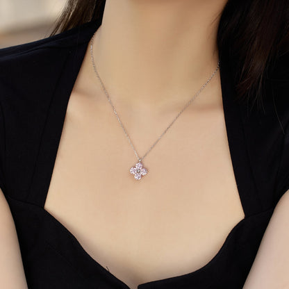 [LUXE]Four-Leaf Clover And Eight-Pointed Star Necklace