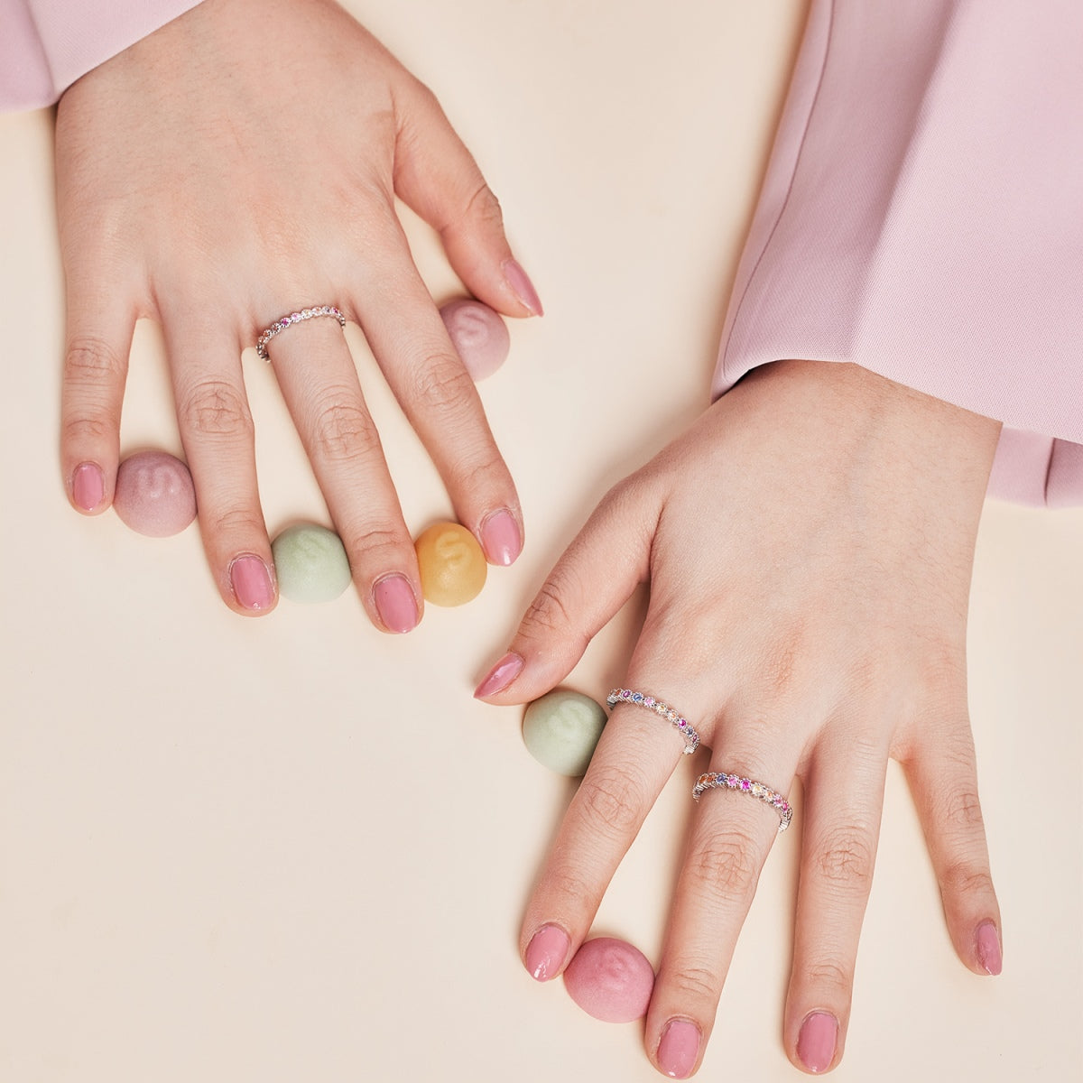 [LUXE]Exquisite Colorful Round Cut Party Ring