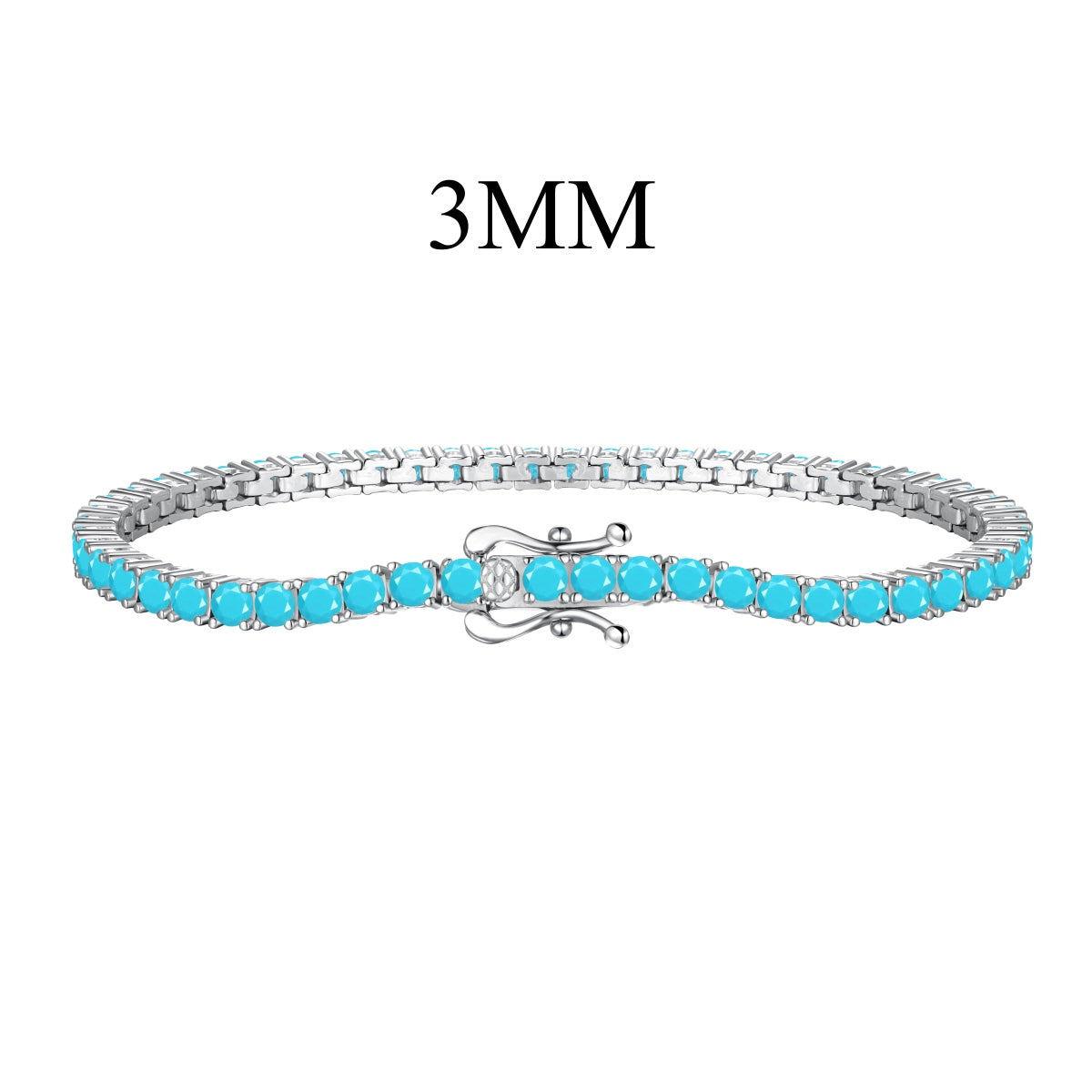 [LUXE]Dainty Charming Round Cut Tennis Bracelet