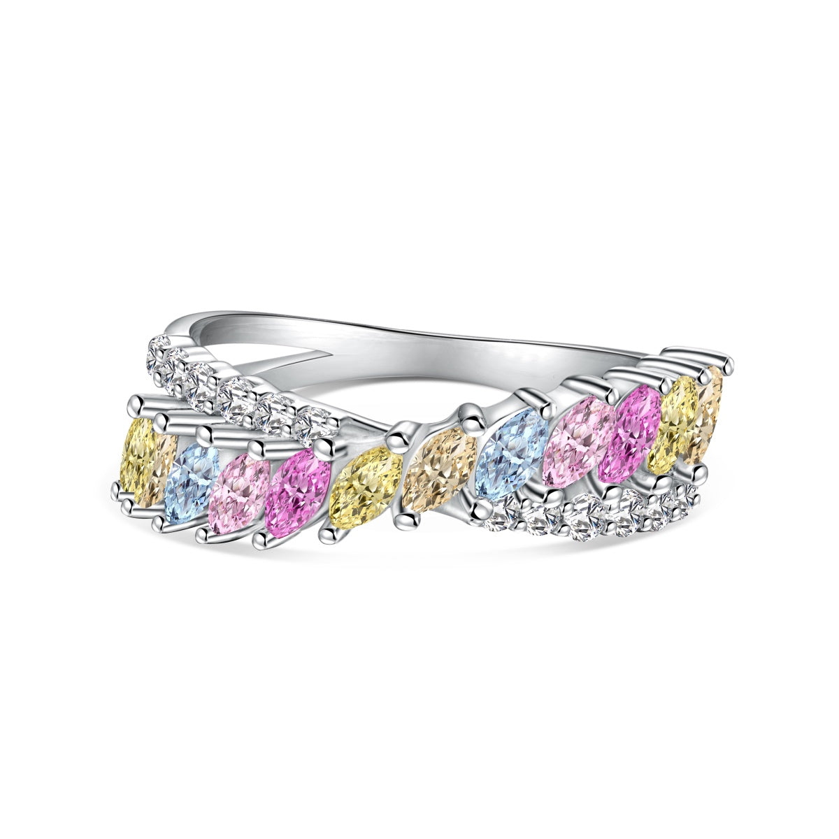 [LUXE]Unique Colorful Marquise Cut Daily Ring