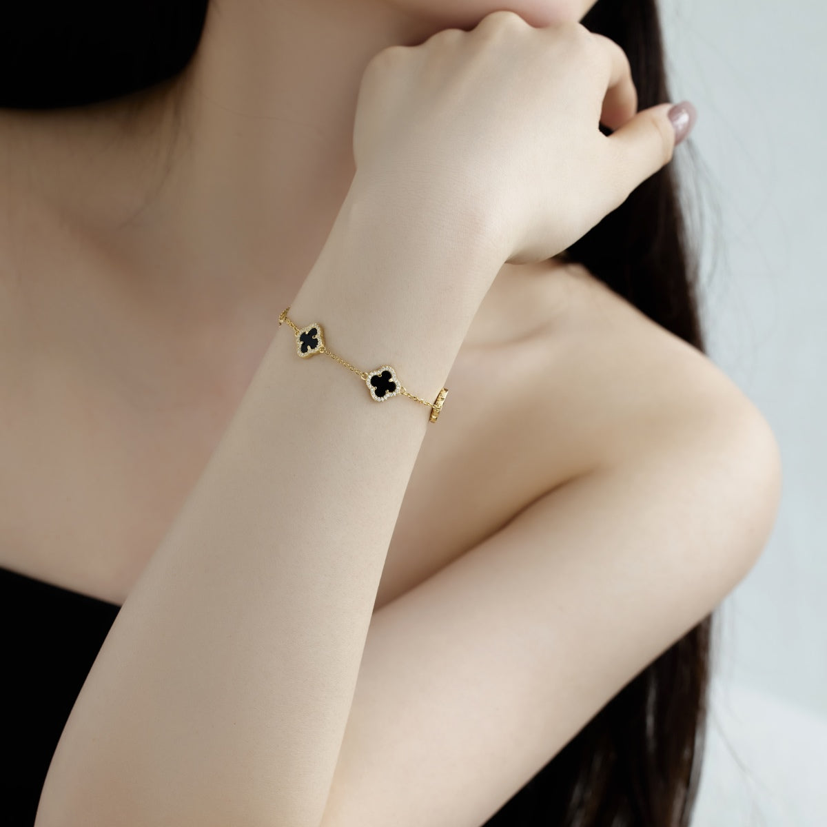 [LUXE]Four-Leaf Clover Exquisite Bracelet