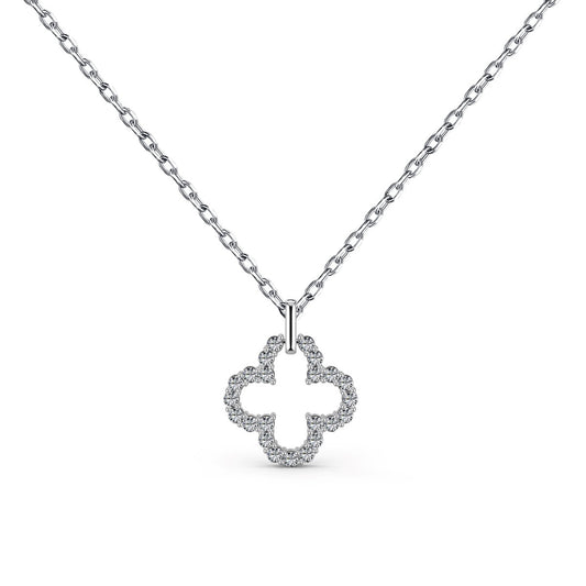 [LUXE]Four-Leaf Clover Hollow Design Exquisite Necklace