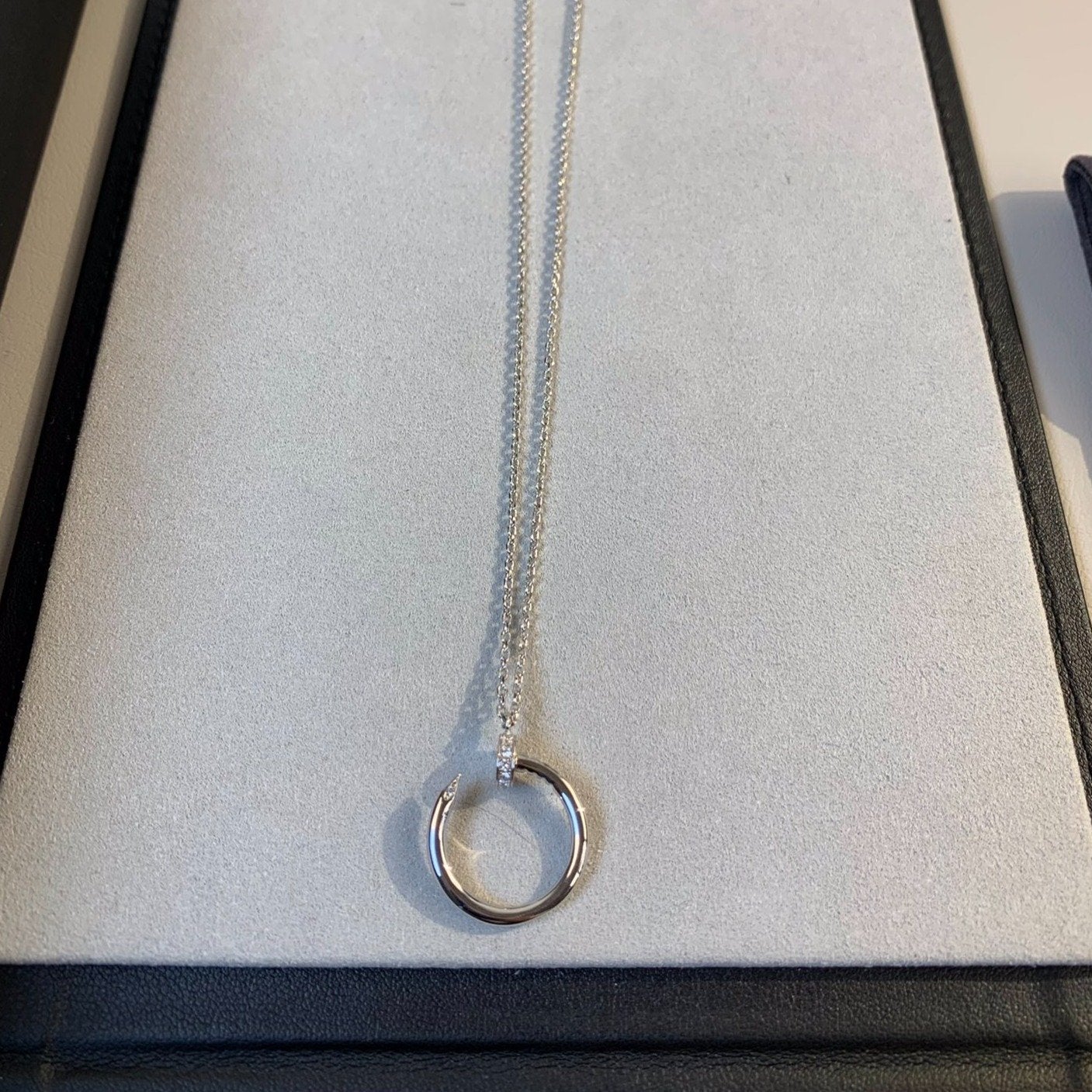 [LUXE]JUSTE NECKLACE SILVER