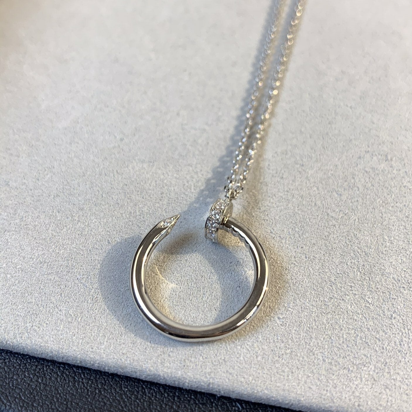 [LUXE]JUSTE NECKLACE SILVER