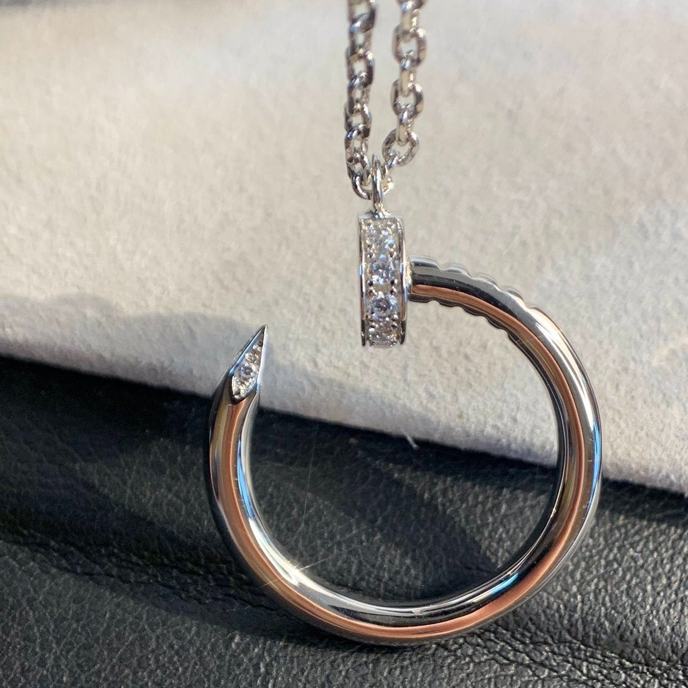 [LUXE]JUSTE NECKLACE SILVER