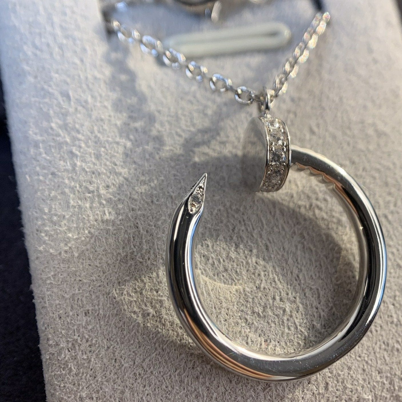 [LUXE]JUSTE NECKLACE SILVER