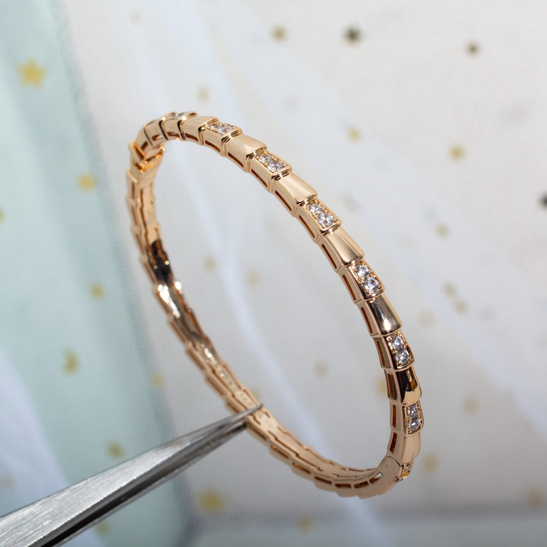 [LUXE]SERPENTI BRACELET PINK GOLD DIAMOND