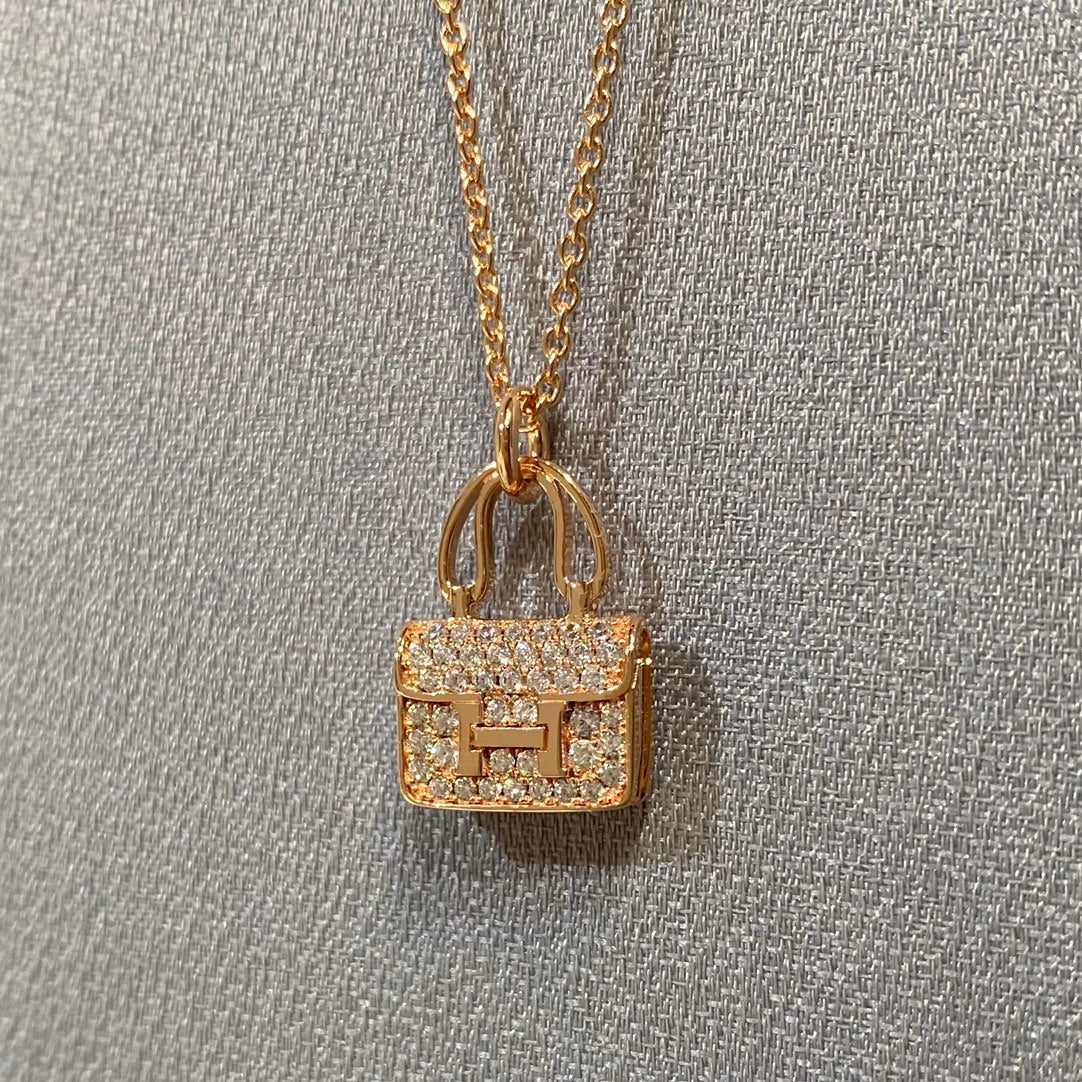 [LUXE]CONSTANCE PEDANT DIAMOND NECKLACE